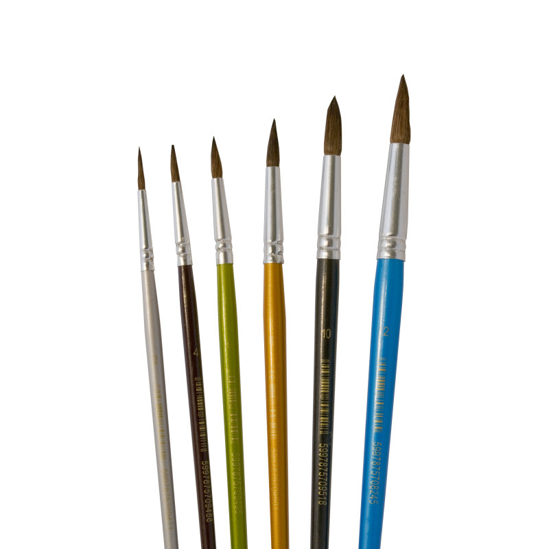 Štětec školní - kulatý č. 16