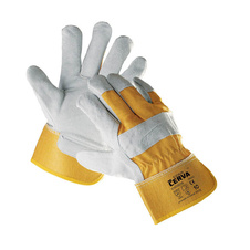 Ochranné rukavice kombinované - EIDER / vel.10 žlutá