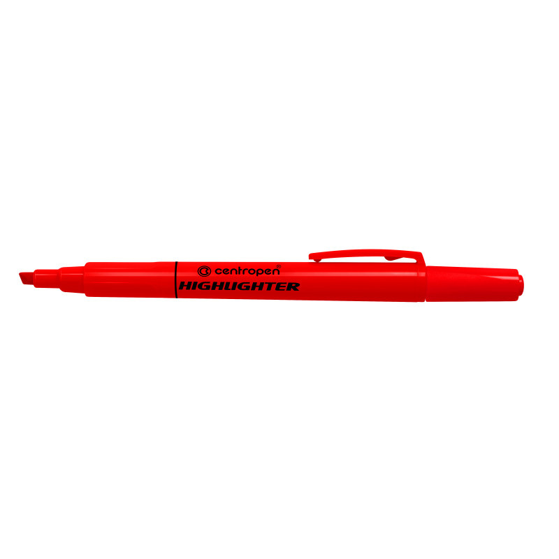Zvýrazňovač Centropen HIGHLIGHTER 8722 / červená
