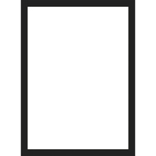 Magnetický informační rámeček LEAN - A4 / 230 x 317 mm / černá / 10 ks