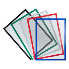 Magnetický informační rámeček LEAN - A4 / 230 x 317 mm / černá / 10 ks