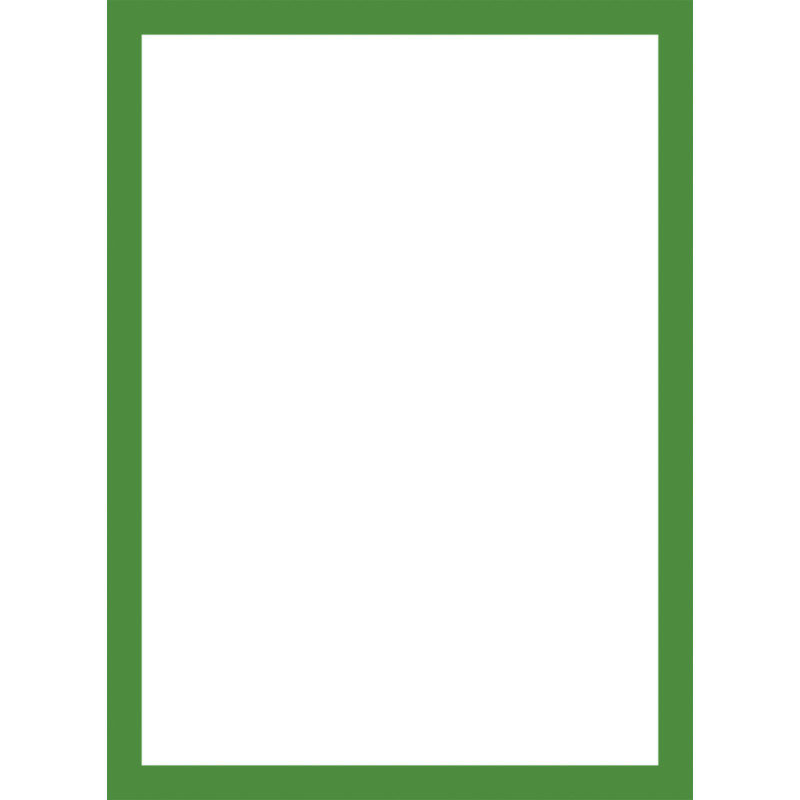 Magnetický informační rámeček LEAN - A4 / 230 x 317 mm / zelená / 10 ks