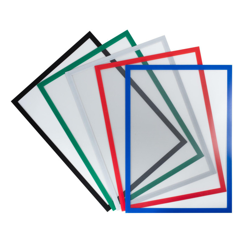 Magnetický informační rámeček LEAN - A4 / 230 x 317 mm / zelená / 10 ks