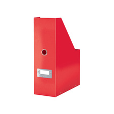 Stojan na časopisy Click & Store - červená