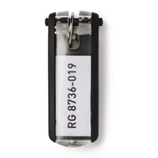 Klíčenky - černá / 6 ks