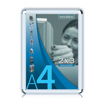 Rám na reklamu - rám na reklamu A4 kulaté rohy