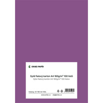 Barevný karton - A4 / 160 g / fialová