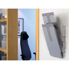 Držáky na prospekty Flexiplus - 2 / A4 / čirý / na výšku