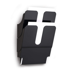 Držáky na prospekty Flexiplus - 2 / A4 / černý / na výšku