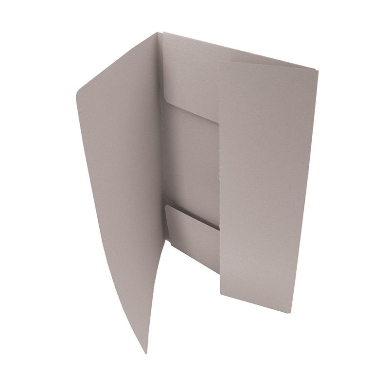 Odkládací mapy 253 Classic - se třemi chlopněmi - šedá