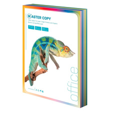 Barevné papíry A4 80 g - světlá duha / 100 listů / barevný mix