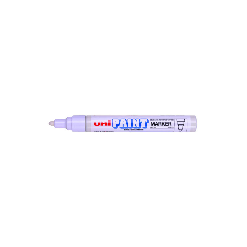 Popisovač UNI PAINT PX-20 lakový Medium / bílá
