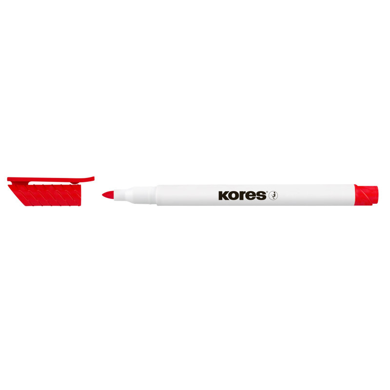 Popisovač Kores K-Marker Whiteboard - sada 4 ks / kulatý tenký hrot