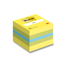 Samolepicí bločky Post-it minikostky - citronová / 400 lístků