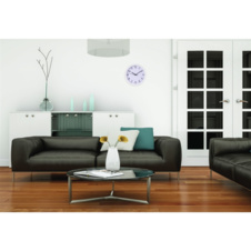 Nástěnné hodiny Hama Elba bílé / tichý chod / průměr 25 cm