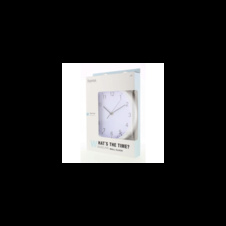 Nástěnné hodiny Hama Elba bílé / tichý chod / průměr 25 cm