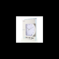 Nástěnné hodiny Hama Elba bílé / tichý chod / průměr 25 cm