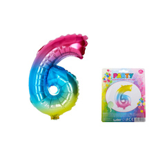 Balónek nafukovací č.6 / duhový
