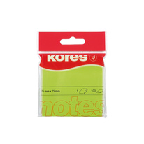 Samolepicí bloček Kores neon - zelená