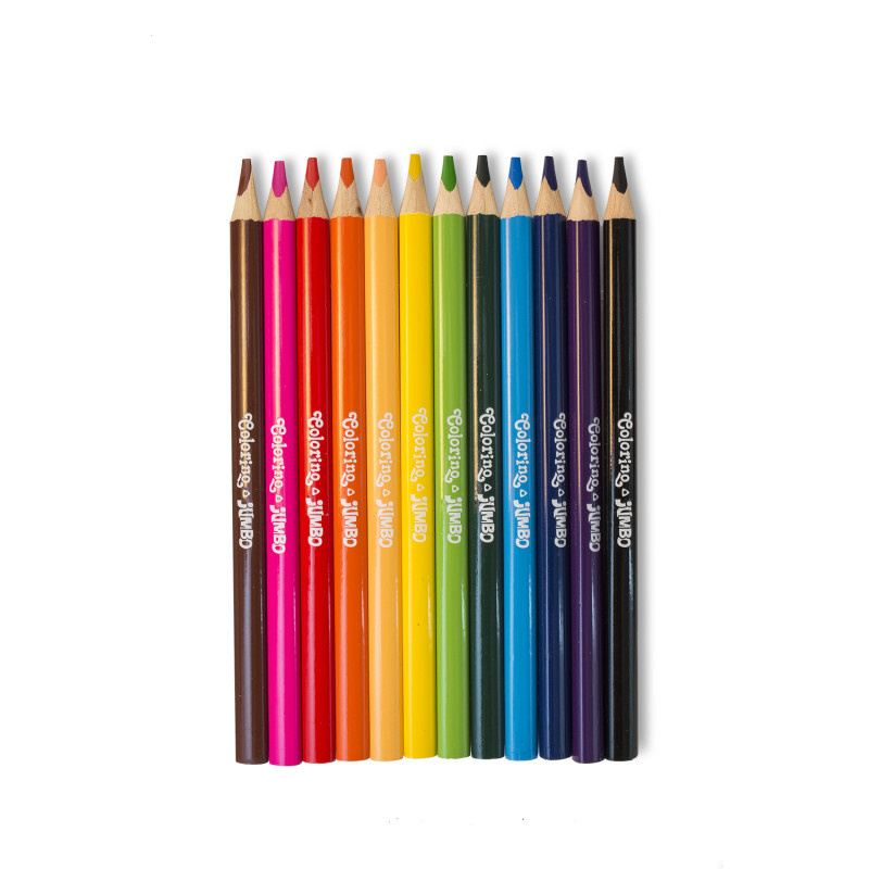 Pastelky Colorino trojhranné / 12 barev / JUMBO