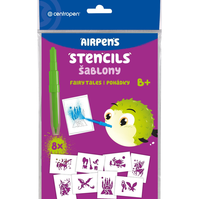 Šablony pro foukací fixy Centropen 9996 - B / mix motivů