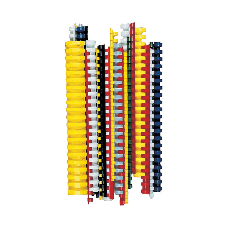 Hřbety pro kroužkovou vazbu - 12 mm / červená / 100 ks