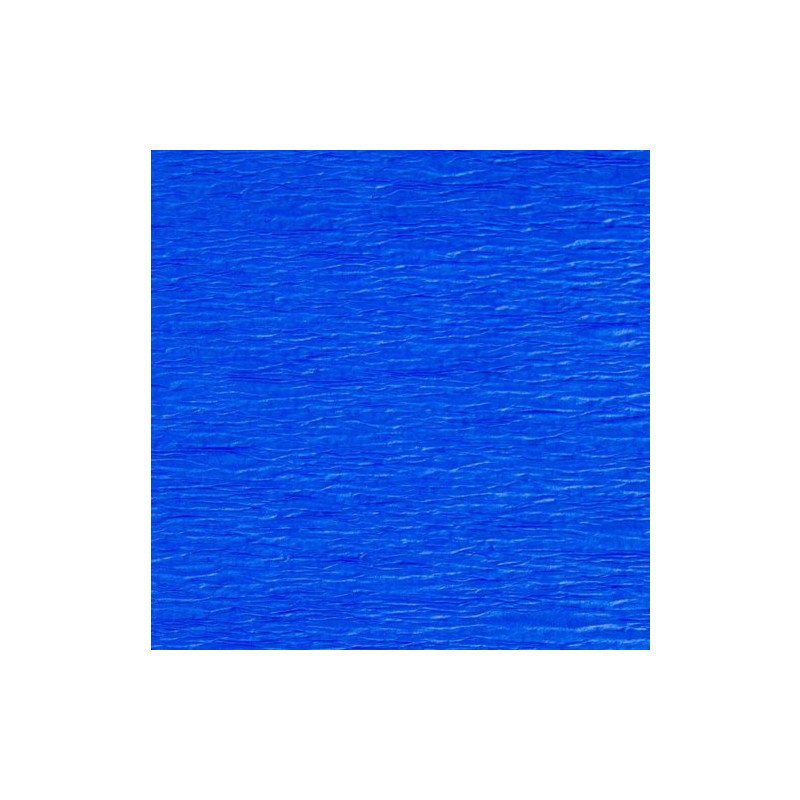 Krepový papír - role / 50 x 200 cm / modrá