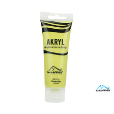 Akrylová barva LUMA - PASTEL / 75 ml / žlutá