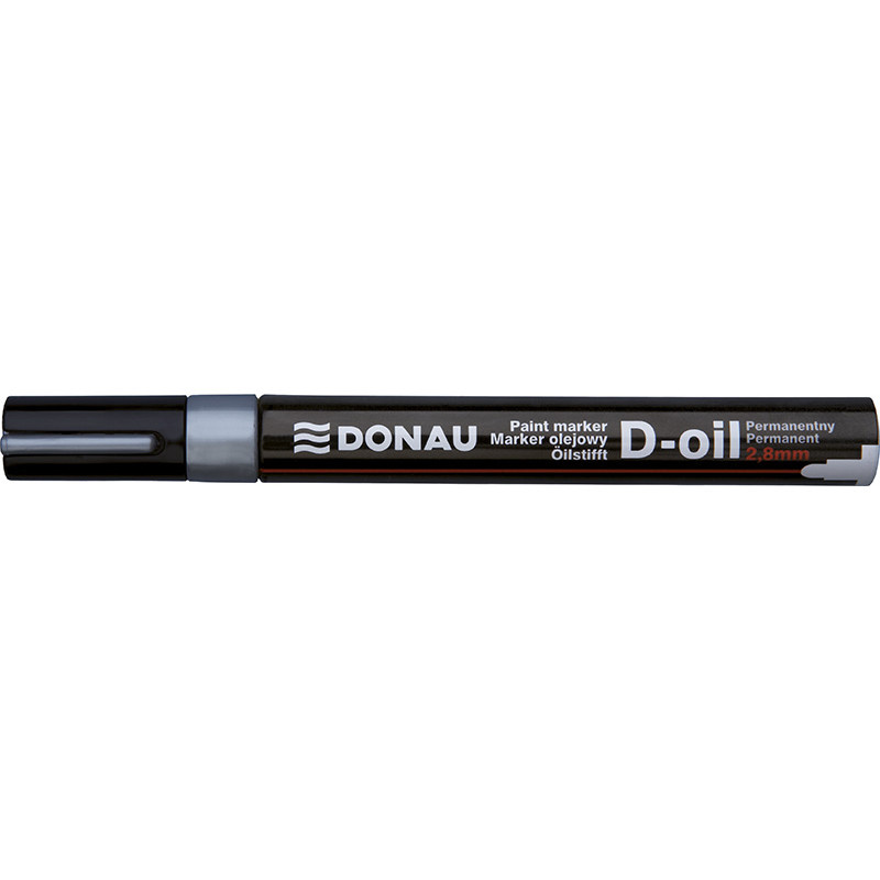 Popisovač olejový Donau D-oli - stříbrná / 2,8 mm