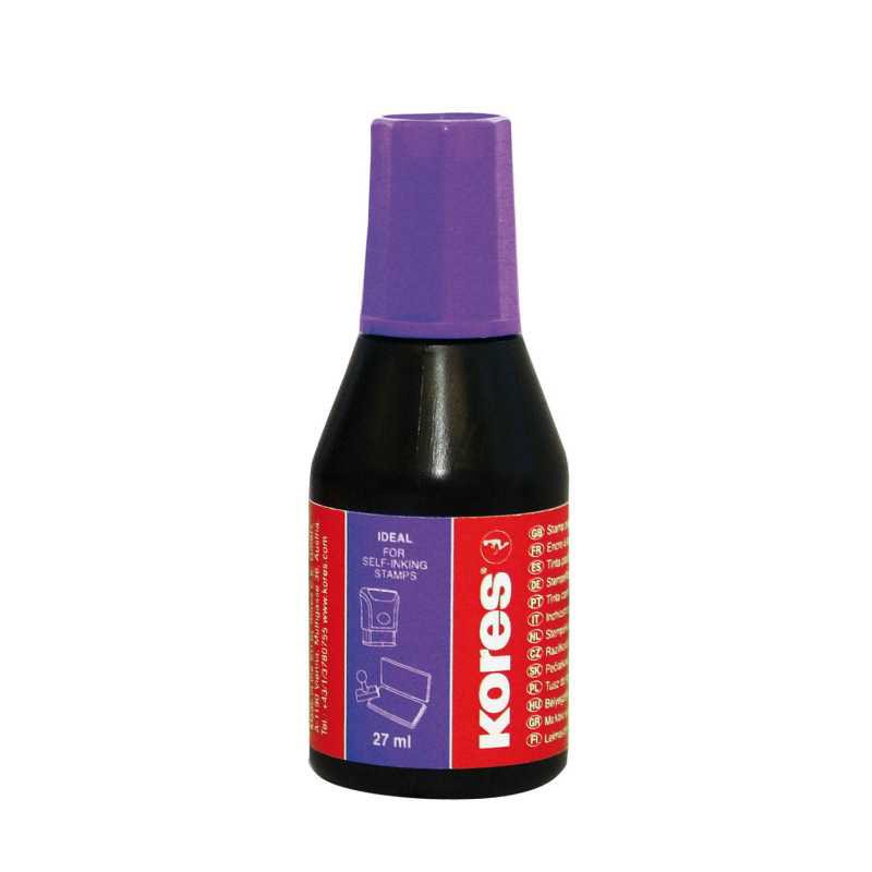 Razítkové barvy Kores - fialová