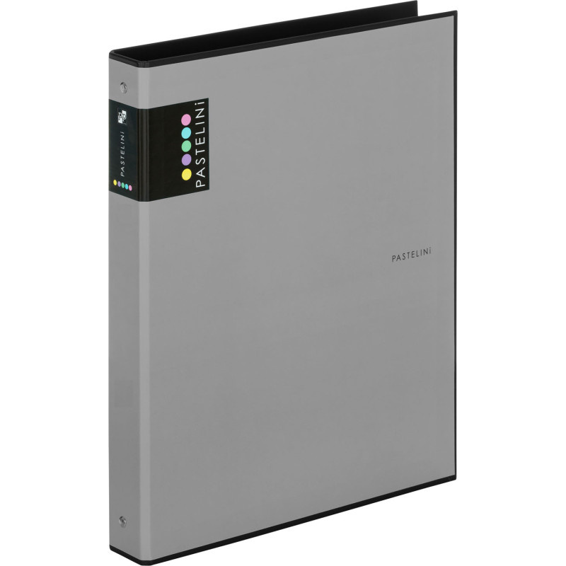 Pořadač A4 kroužkový PASTELINi - 4-kroužek / šedá