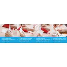 Lepicí páska oboustranná snímatelná Stick´n by Hopax - 12 mm x 12 m