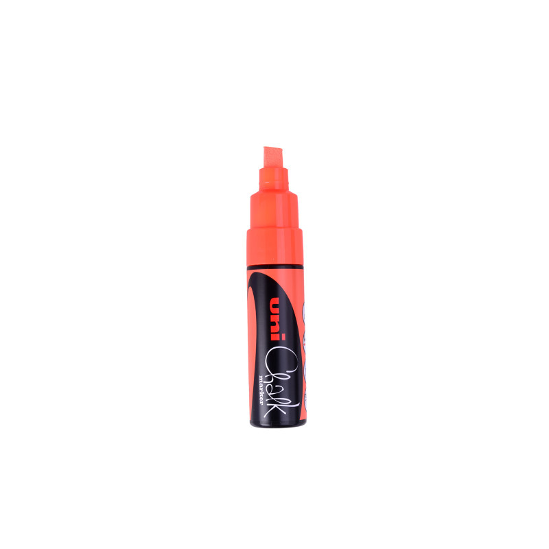 Popisovač křídový UNI Chalk Marker PWE-8K / fluo oranžová
