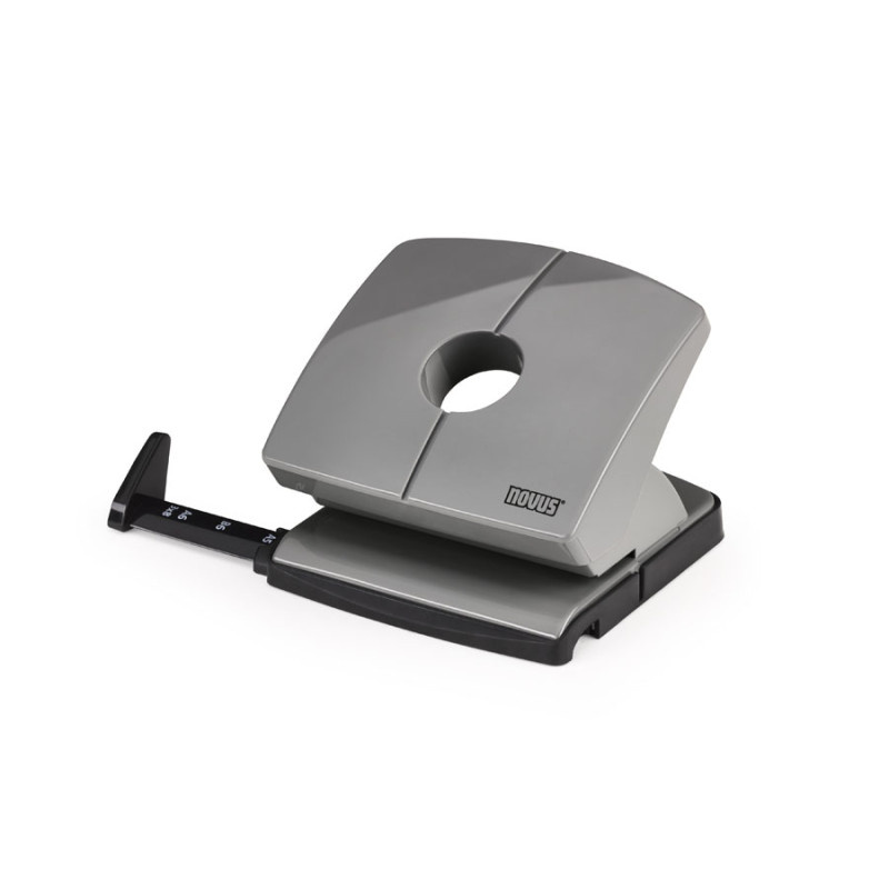 Kancelářský děrovač Novus B 220 Color ID / smart šedá - 20 listů