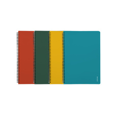Blok kroužkový VERDE - A5 / linka / mix barev
