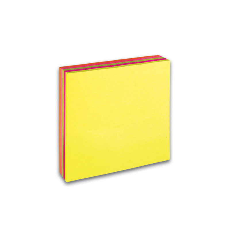 Samolepicí bločky Concorde kostky neonové - 76 mm x 76 mm / 200 lístků