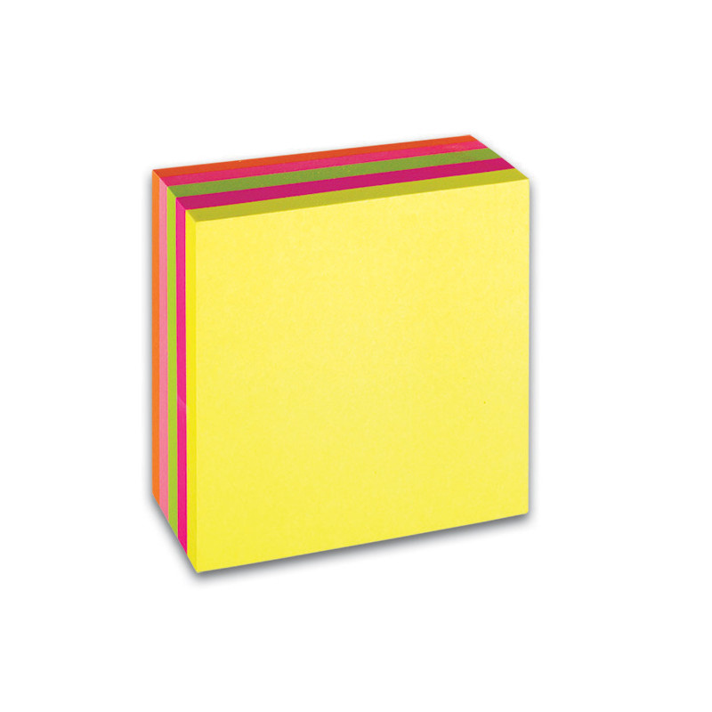 Samolepicí bločky Concorde kostky neonové - 76 mm x 76 mm / 400 lístků