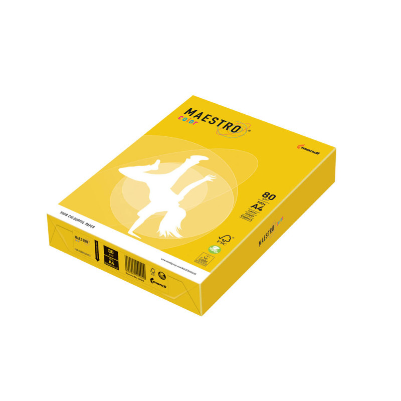 Xerografický papír BAREVNÝ - IG50 sevilla / sytá žlutá / 500 listů