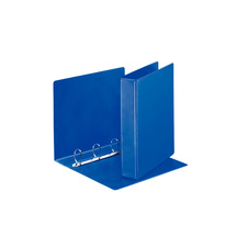 Pořadač Esselte A4 kroužkový prezentační 4 - kroužek 6,2 cm / modrá