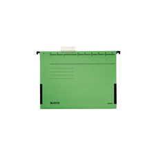 Závěsné desky Leitz Alpha s bočnicemi - zelená