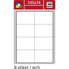 Print etikety A4 pro laserový a inkoustový tisk / 30 archů - 105 x 74 mm (8 etiket / arch)