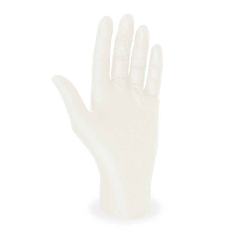 Ochranné rukavice latexové - nepudrované / velikost S / 100 ks