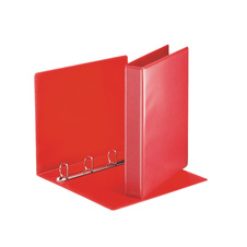 Pořadač Esselte A4 kroužkový prezentační 4 - kroužek 5,1 cm / červená