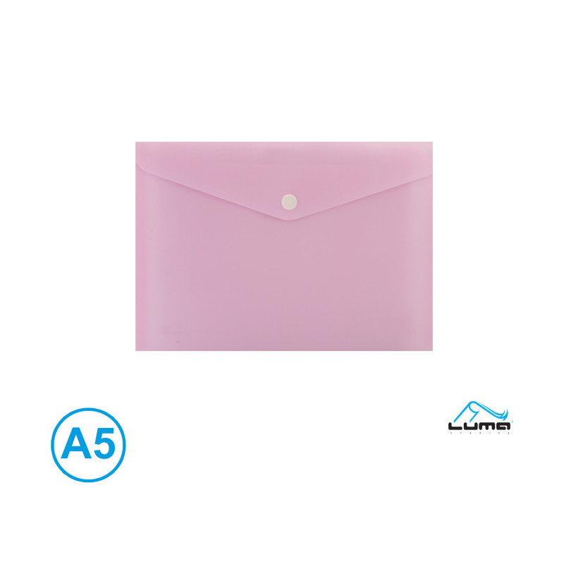 Spisové desky s drukem LUMA - A5 / pastelová růžová