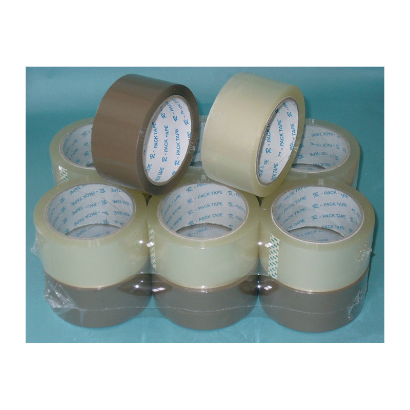 Balicí pásky NEHLUČNÉ - 48 mm x 66m / transparentní