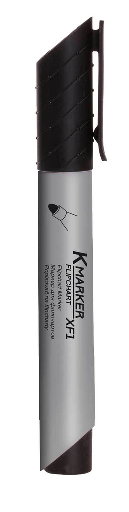Popisovač Kores K-Marker Flipchart - černá / kulatý hrot