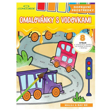 Omalovánky s vodovkami CONCORDE - Dopravní prostředky