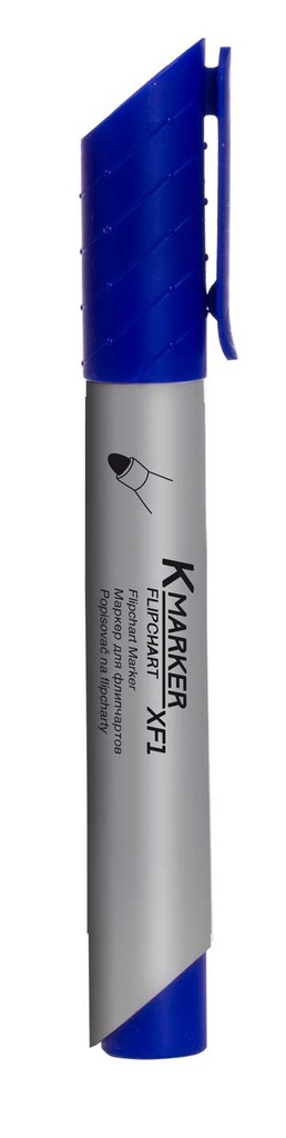 Popisovač Kores K-marker Flipchart - modrá / kulatý hrot 