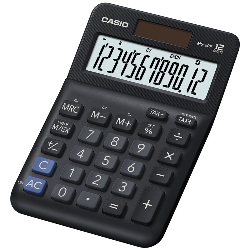 Kalkulačka Casio MS 20F displej 12 míst