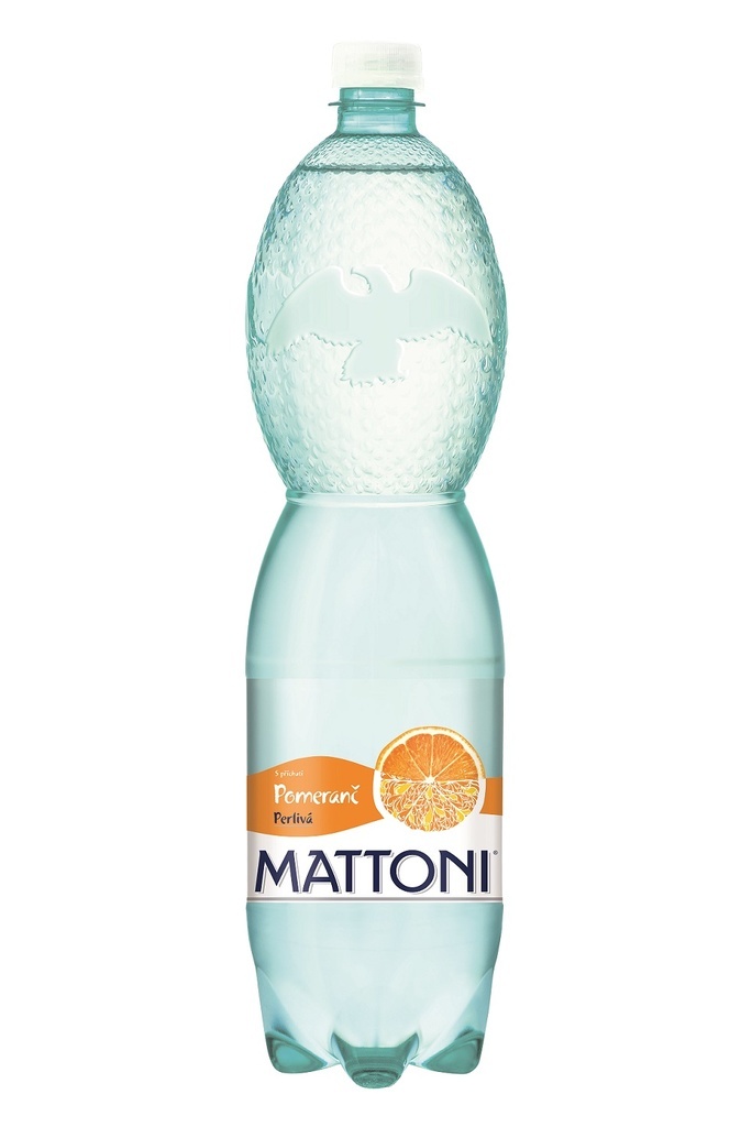 Minerální voda Mattoni pomeranč / 1,5 l